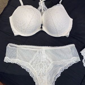 Beautiful brand new three-piece lingerie set , never worn , no tags.